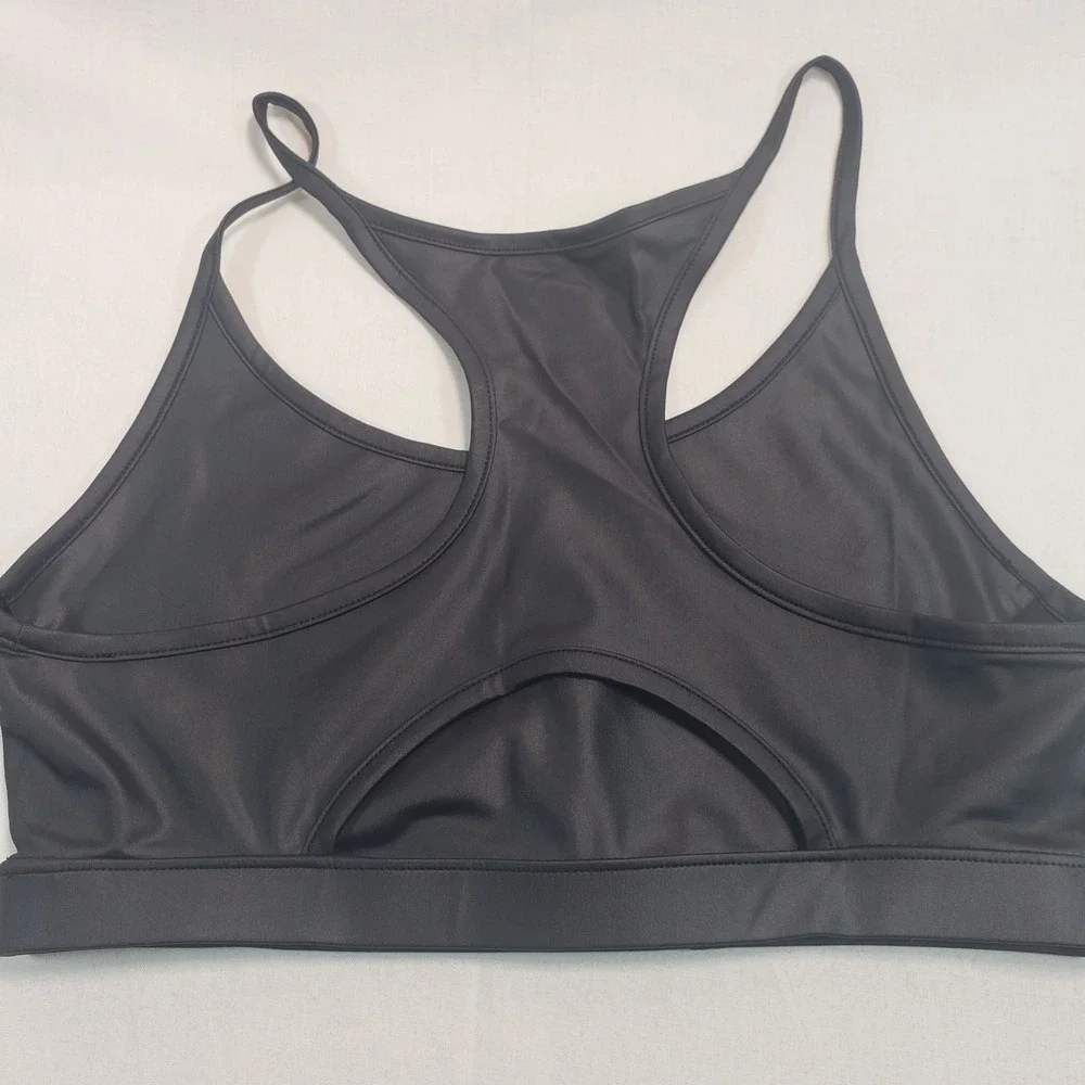 Fila Impulse Bra Top Training Sportswear Pink Black‎ Racerback Size M